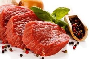La carne di vitello fresca è un prodotto che aumenta la potenza maschile