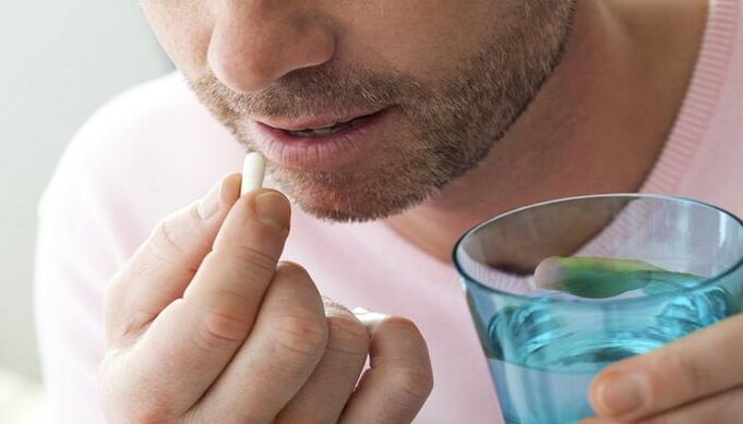 Ricevimento di vitamine nelle capsule